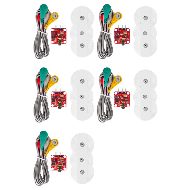 Muscle Sensor Emg - وحدة استشعار كهربائية للعضلات BTLIFE-5X لجمع