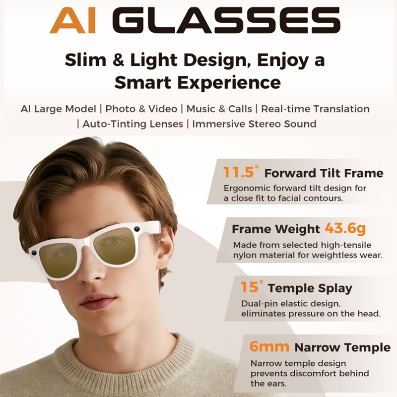 نظارات ذكية جديدة لعام 2026 بذ - مراجعة Smart Glasses Lens وسعره