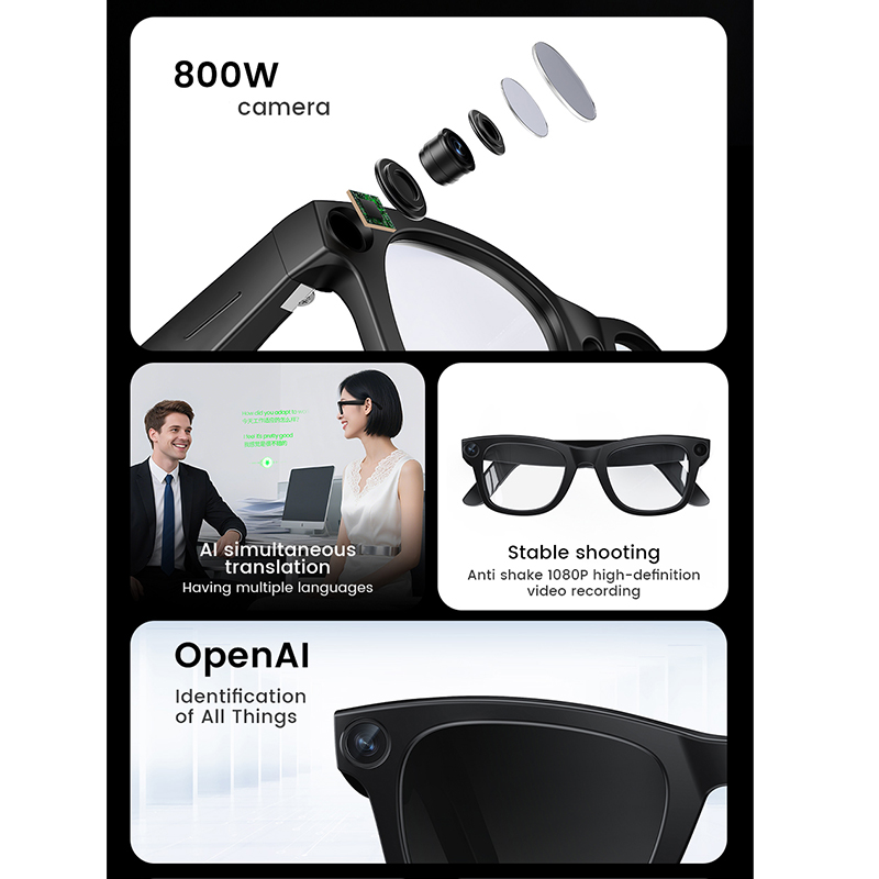 نظارات ذكية 2026 مع تسجيل صور  - مراجعة Smart Glasses Lens وسعره