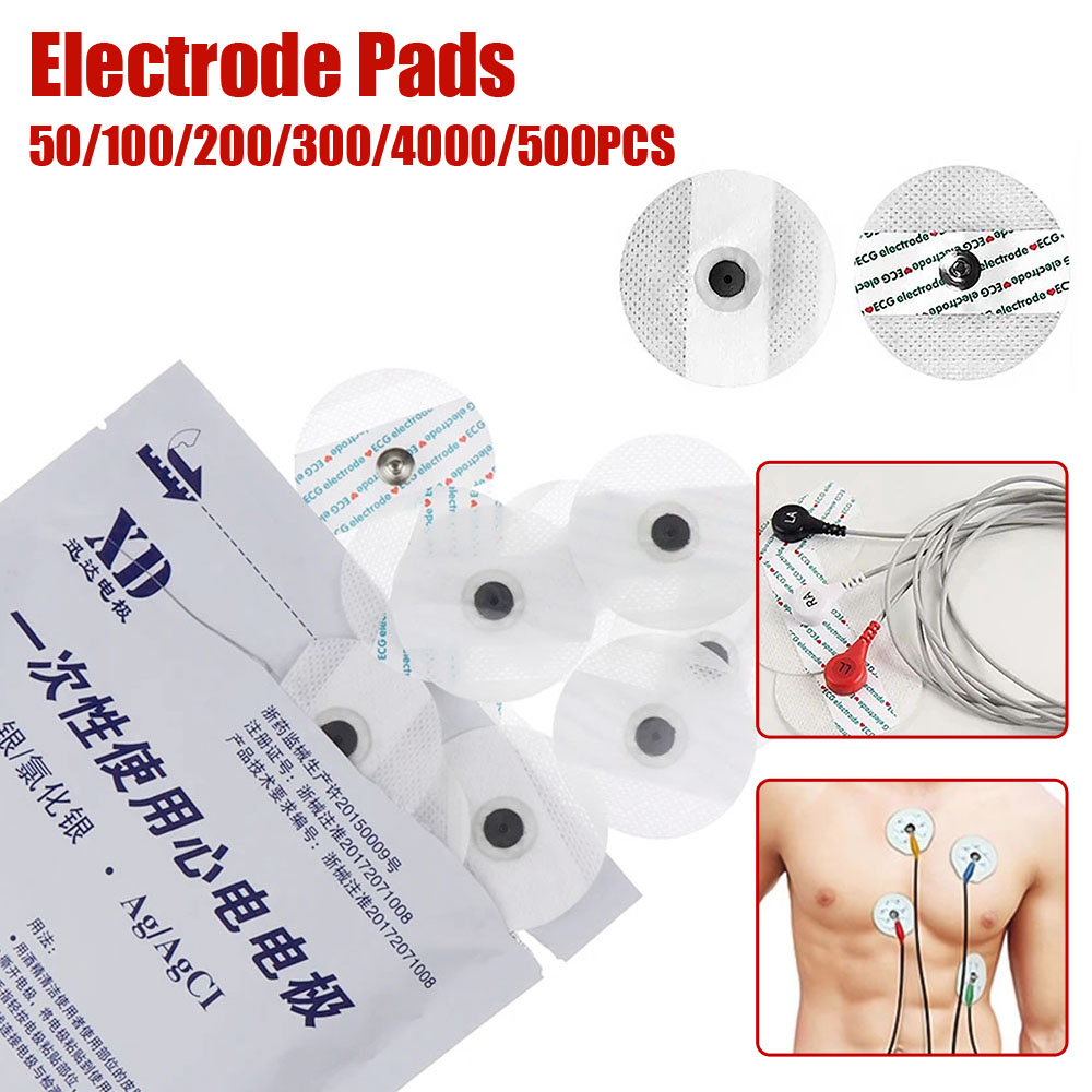 50-500 قطعة من ملحقات القطب ال - مراجعة Ecg Patch Monitor وسعره